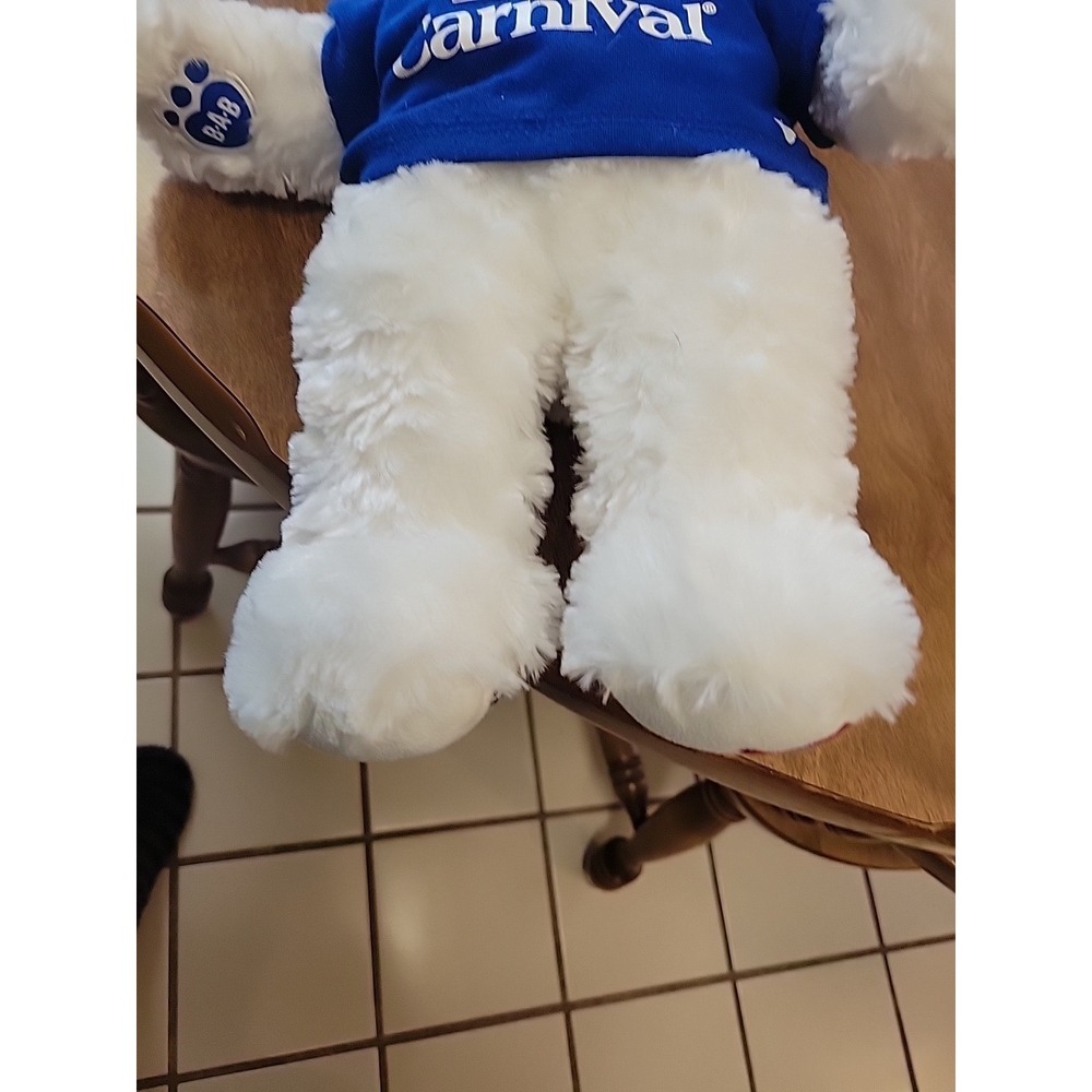 Build A Bear Carnival Cruise Ship Plush White 16" Bear Stuffed BABW - Picture 8 of 9